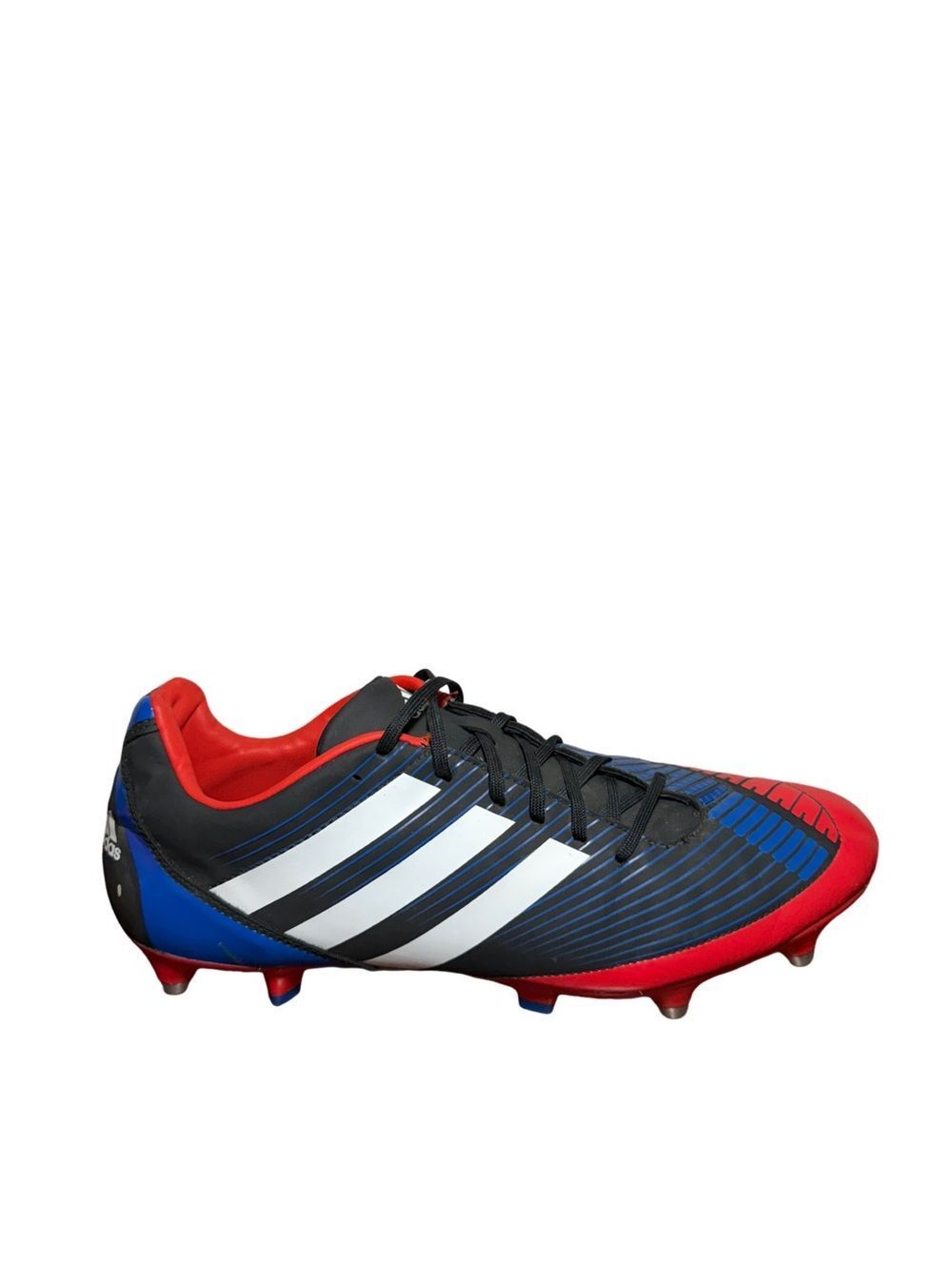 Men’s Adidas Soccer Cleats in Black, Blue & Red size 13